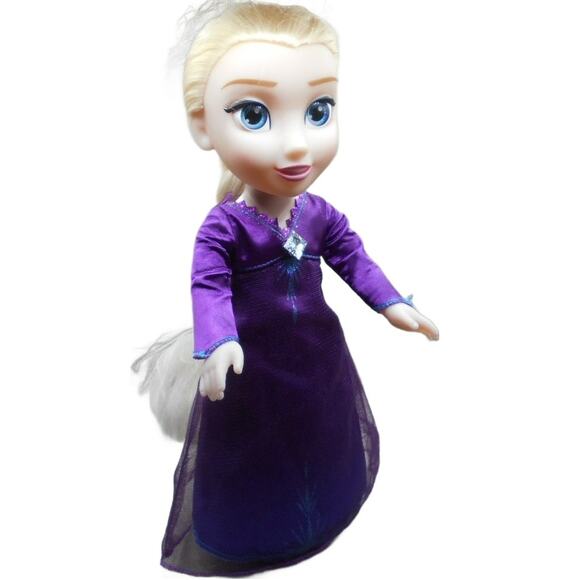 Disney Frozen 2 "Into The Unknown" Elsa Doll Talks/Sings Works Jakks Pacific - Picture 1 of 12